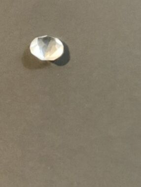 April Birthstone Diamond Shaped Floating Locket Charm